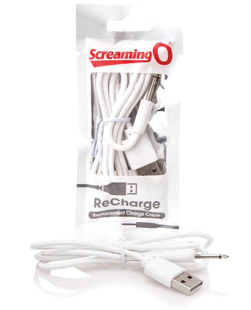 Screaming O Screaming O Recharge Charging Cable - White