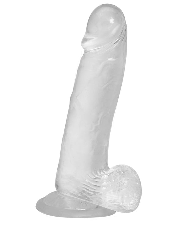 Crystal Addiction Crystal Addiction 8" Dong - Clear