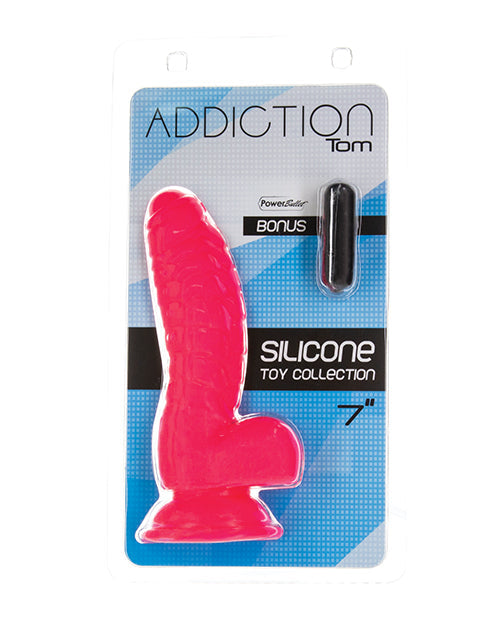 Addiction Addiction Tom 7" Dildo - Hot Pink