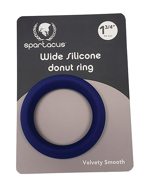 Spartacus Spartacus 1.75" Wide Silicone Donut Ring - Blue