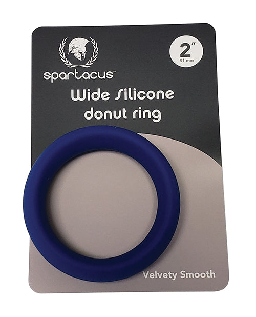 Spartacus Spartacus 2" Wide Silicone Donut Ring - Blue