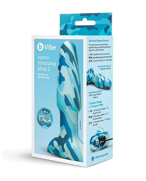 b-vibe Rimming Plug 2 - Camo