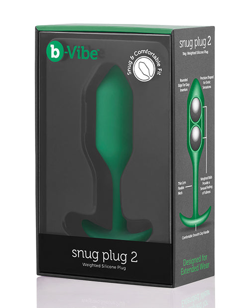 b-vibe b-Vibe Weighted Snug Plug 2 - 114 g Green