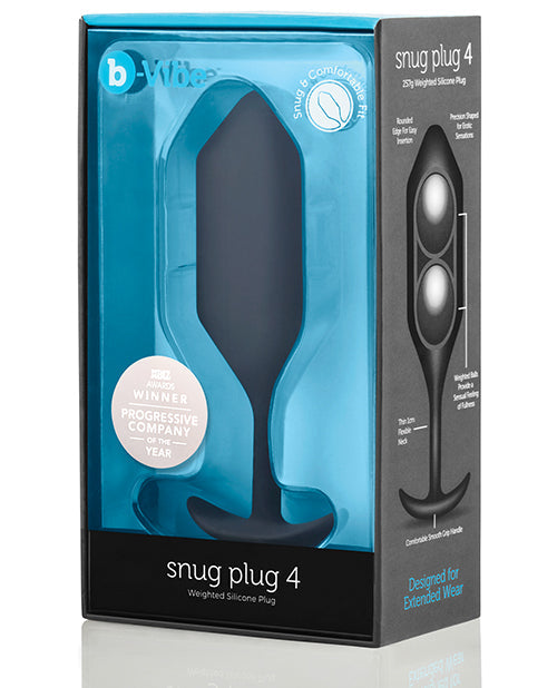 b-vibe b-Vibe Weighted Snug Plug 4 - 256 g Black