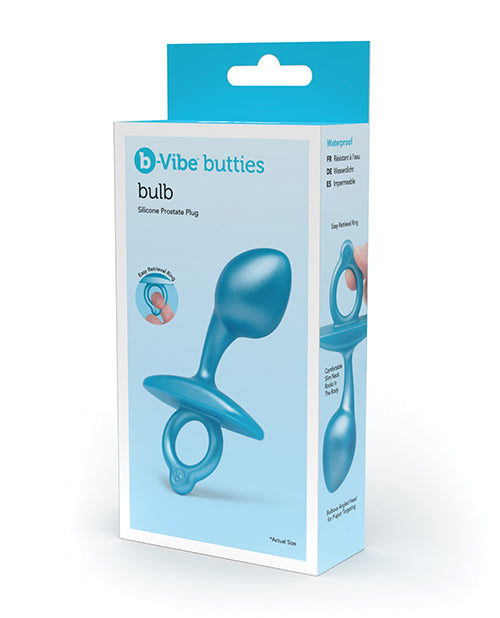 b-vibe b-Vibe Butties Bulb Tapered Prostate Plug - Blue