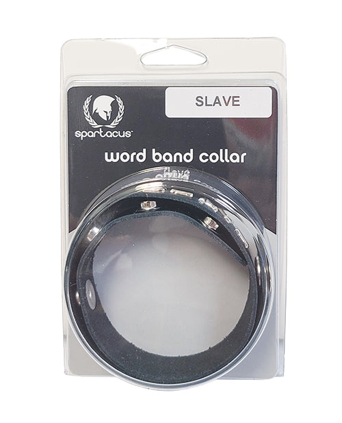 Spartacus Spartacus SLAVE Leather Collar - Black