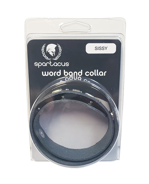 Spartacus Spartacus SISSY Leather Collar - Black