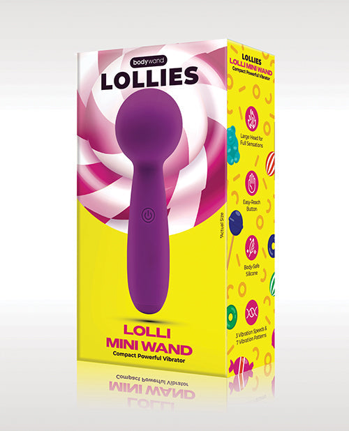 Bodywand XGen Bodywand Lolli Mini Wand Vibrator - Purple