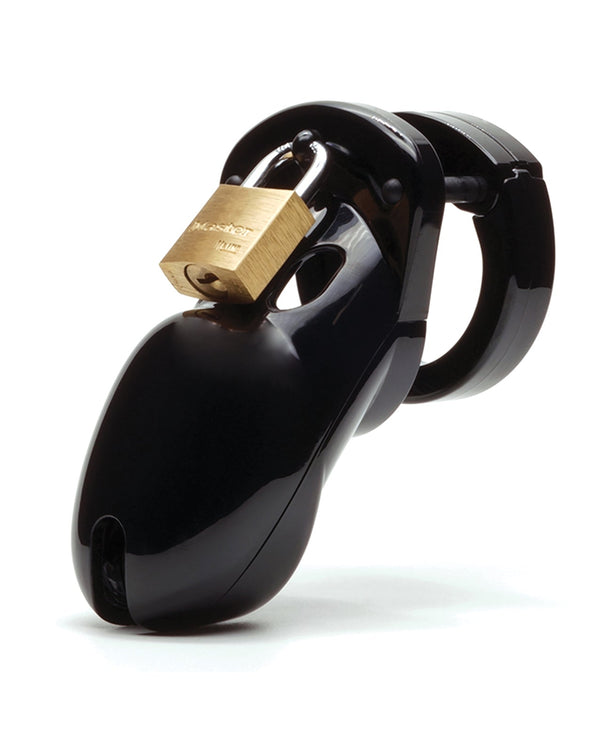 CB-6000 CB-3000 3" Cock Cage & Lock Set - Black