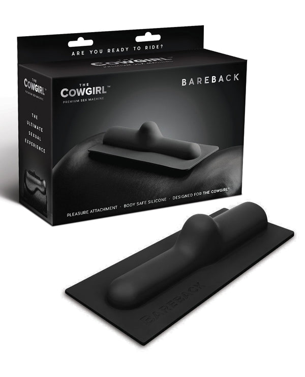 The Cowgirl The Cowgirl Bareback Silicone Attachment - Black