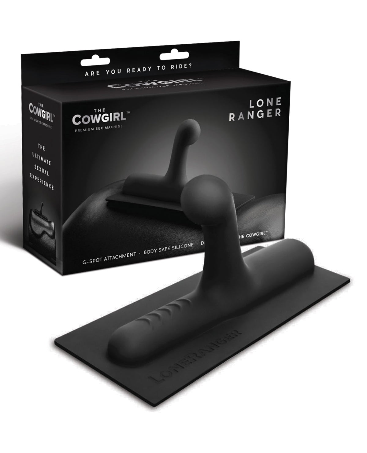 The Cowgirl The Cowgirl Lone Ranger Silicone Attachment - Black