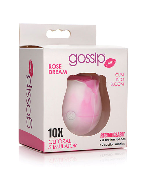 Gossip Curve Toys Gossip Cum Into Bloom Clitoral Vibrator - Rose Dream Swirl
