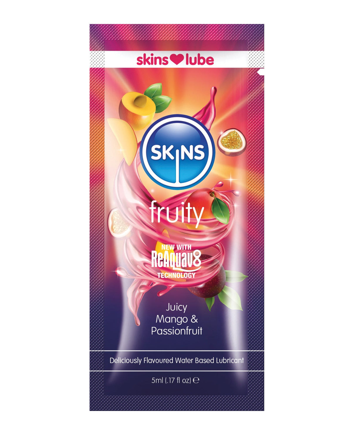 Creative Conceptions Skins Water Based Lubricant - 5 ml Foil Mango & Passionfruit