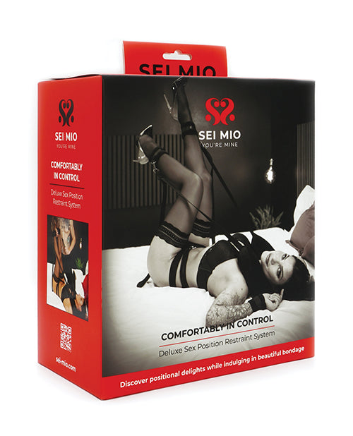 Sei Mio Sei Mio Comfortably in Control Deluxe Sex Position Restraint System - Black