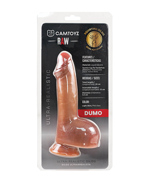 Raw by Camtoyz Camtoyz Ultra Realistic Squirting Dildo - Dumo