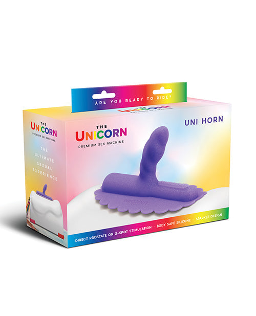 The Cowgirl The Cowgirl Unicorn Uni Horn Silicone Attachment - Purple