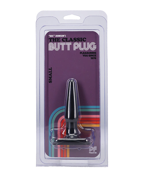Doc Johnson Classic Butt Plug - Small Black