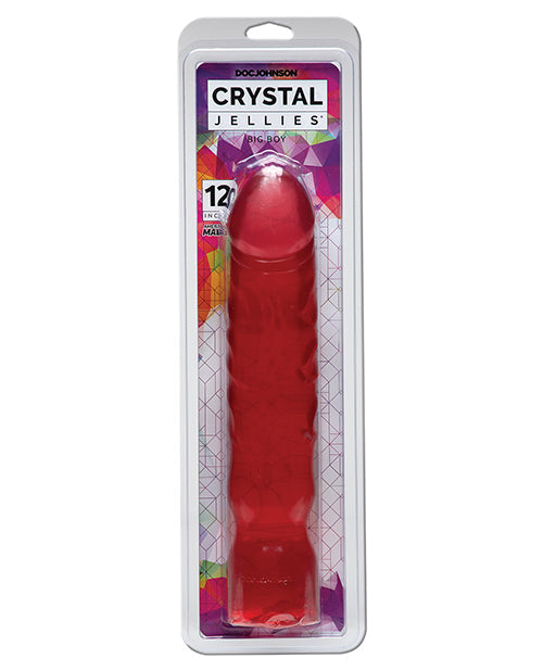 Crystal Jellies Crystal Jellies 12" Big Boy Dong - Pink