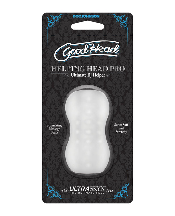 GoodHead GoodHead Helping Head Pro ULTRASKYN Stroker - Frost