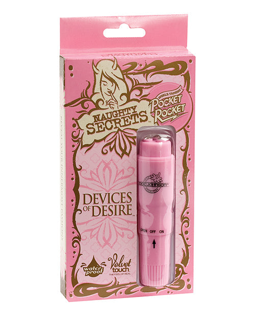 Naughty Secrets Naughty Secrets Devices of Desire Pocket Rocket - Pink