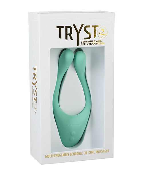 Tryst Tryst V2 Bendable Multi Zone Massager w/Remote - Mint