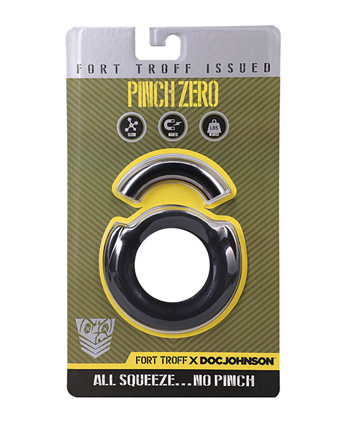 Fort Troff Fort Troff Pinch Zero Cock Ring - Black