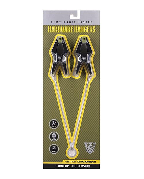 Fort Troff Fort Troff Hardwire Hanger Nipple Clamps - Black