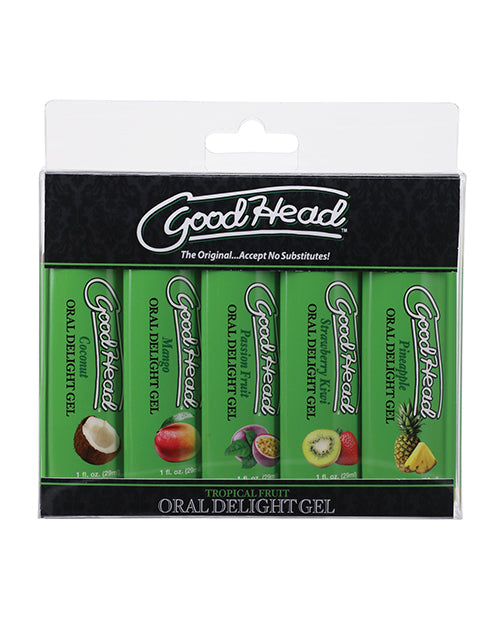 GoodHead GoodHead Tropical Fruits Oral Delight Gel - Asst. Flavors Pack of 5