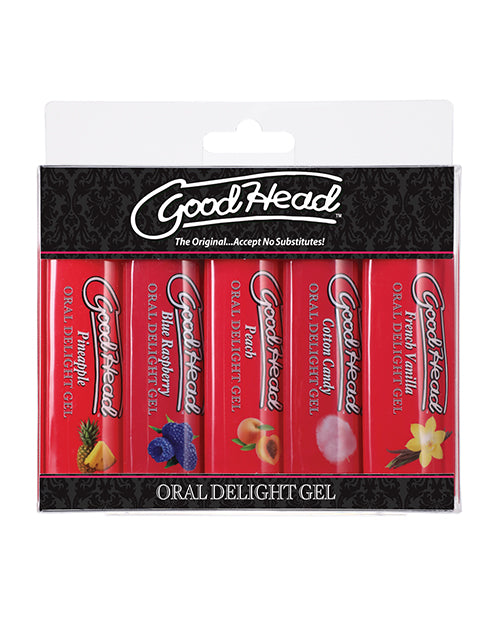 GoodHead GoodHead Oral Delight Gel - 1 oz Asst. Flavors Pack of 5