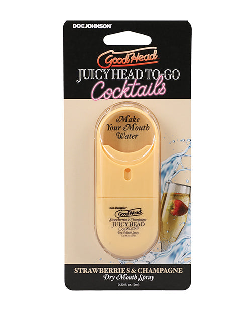 GoodHead GoodHead Juicy Head Cocktails Dry Mouth Spray To-Go - Strawberries & Champagne