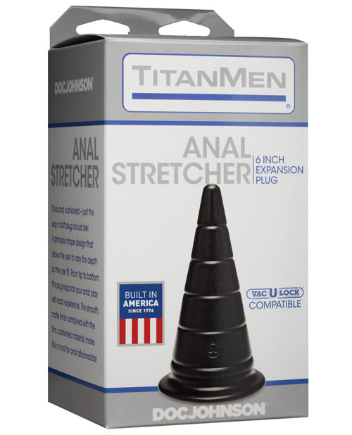 Titanmen Titanmen 6" Anal Stretcher - Black