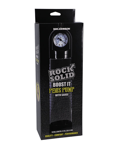 Rock Solid Rock Solid Boost It Penis Pump w/Gauge