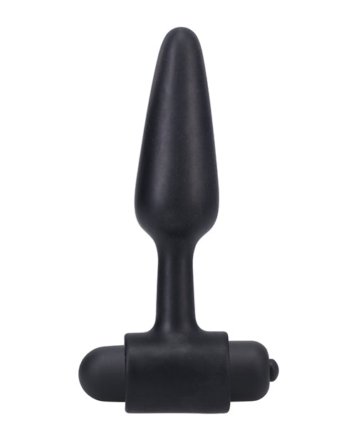 In A Bag In A Bag 4" Vibrating Butt Plug - Black