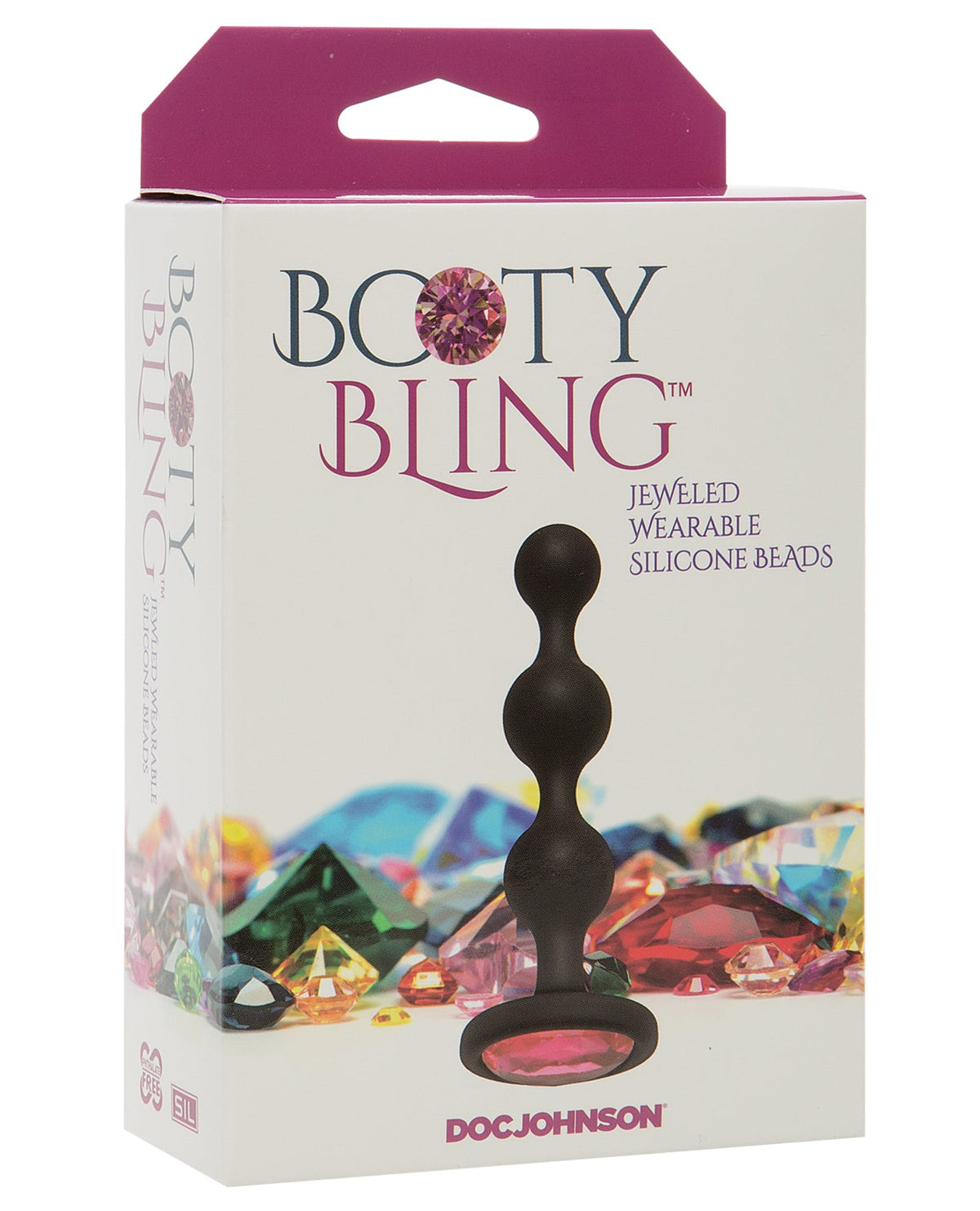 Booty Bling Booty Bling Wearable Silicone Beads - Pink