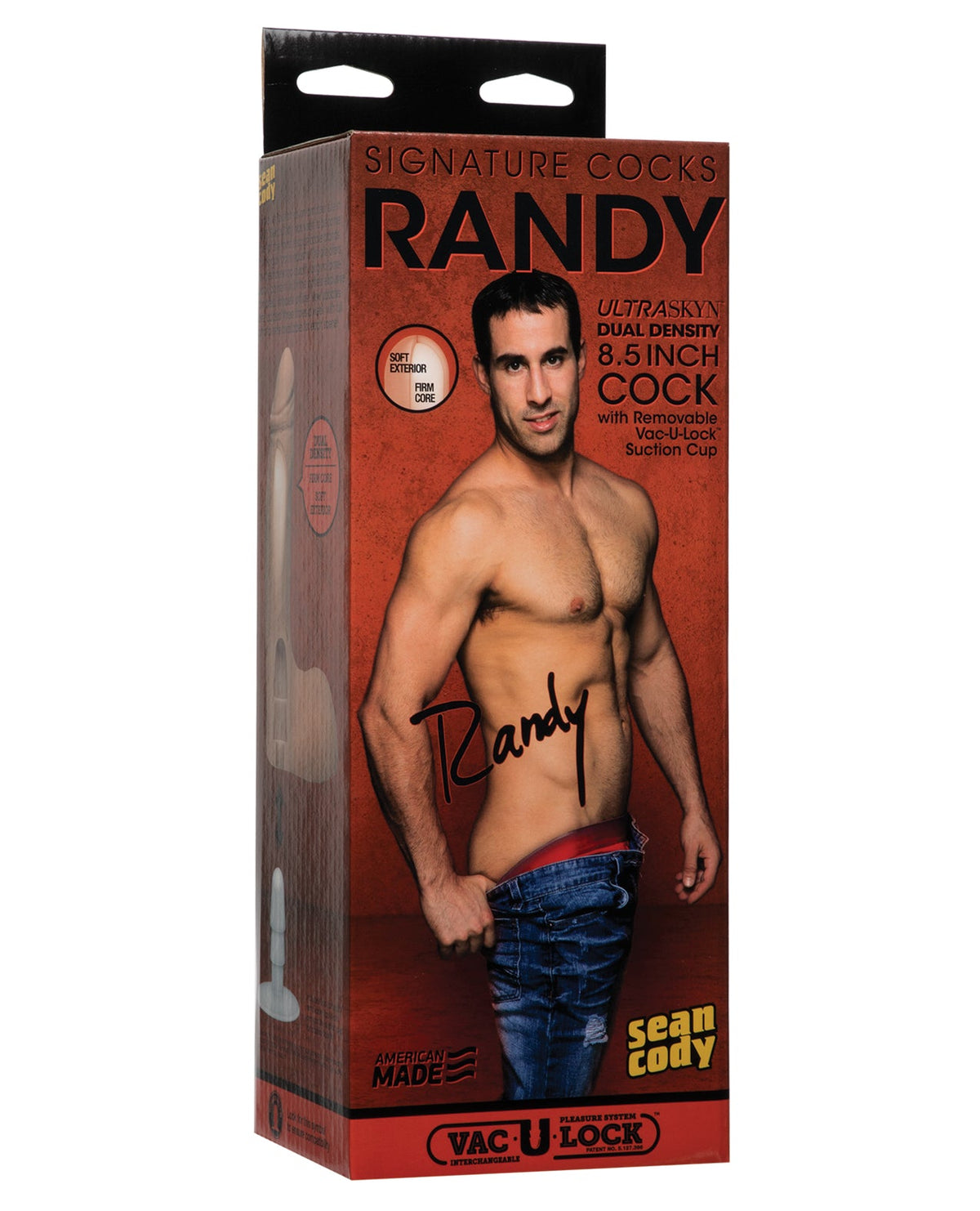 Signature Cocks Signature Cocks ULTRASKYN 8.5" Cock w/Removable Vac-U-Lock Suction Cup - Randy