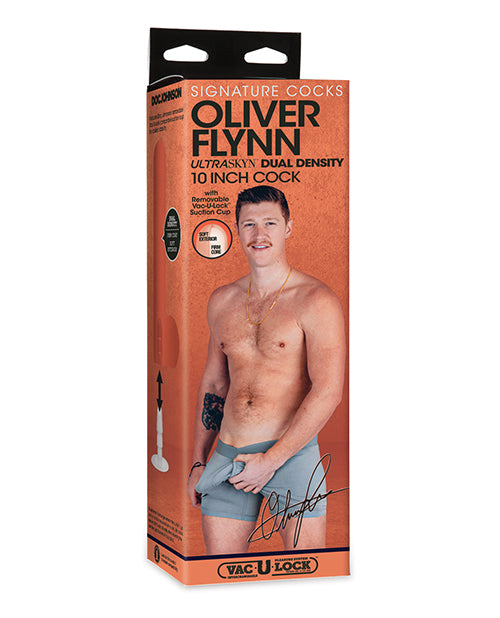 Signature Cocks Signature Cocks ULTRASKYN 10" Cock w/Removable Vac-U-Lock Suction Cup - Oliver Flynn