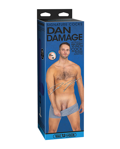 Signature Cocks Signature Cocks ULTRASKYN 10" Cock w/Removable Vac-U-Lock Suction Cup - Dan Damage