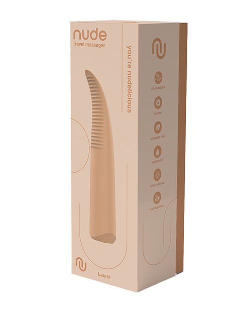 Nude NUDE Laurel Rechargeable Travel Massager - Tan
