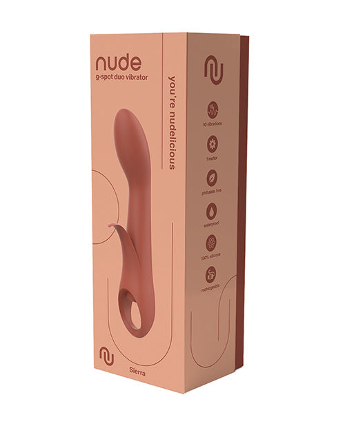 Nude NUDE Sierra Rechargeable G-Spot Duo Vibrator - Peach