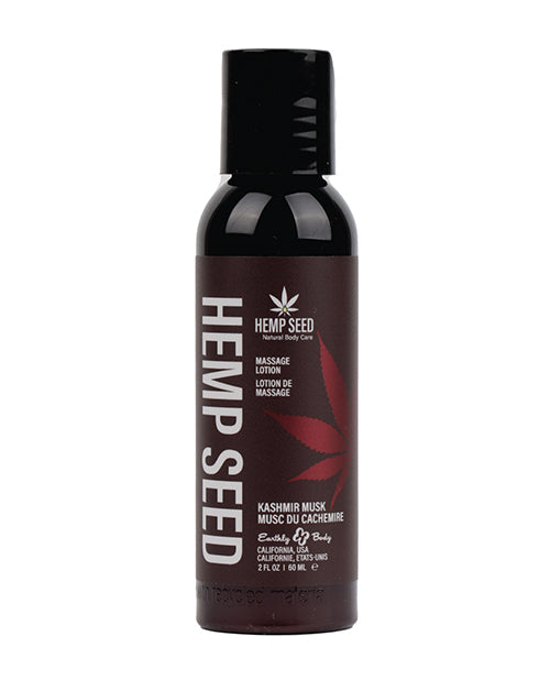 Earthly Body Earthly Body Hemp Seed Massage Lotion - 2 oz Kashmir Musk