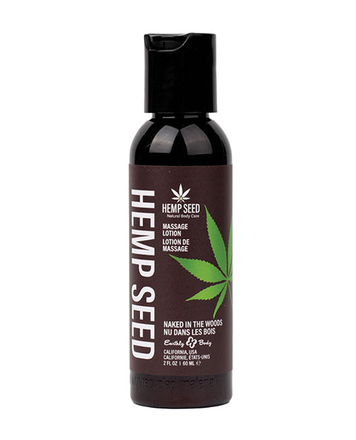 Earthly Body Earthly Body Hemp Seed Massage Lotion - 2 oz Naked in the Woods
