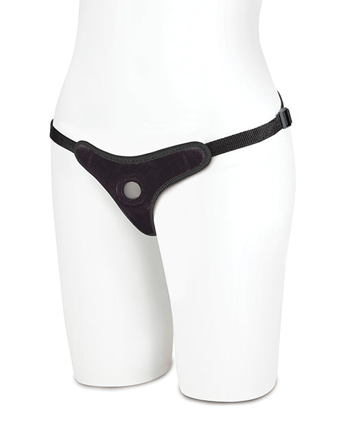 Lux Fetish Lux Fetish Velvet Bikini Strap On - Black