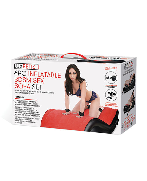 Lux Lux Fetish 6 pc Inflatable BDSM Sex Sofa Set