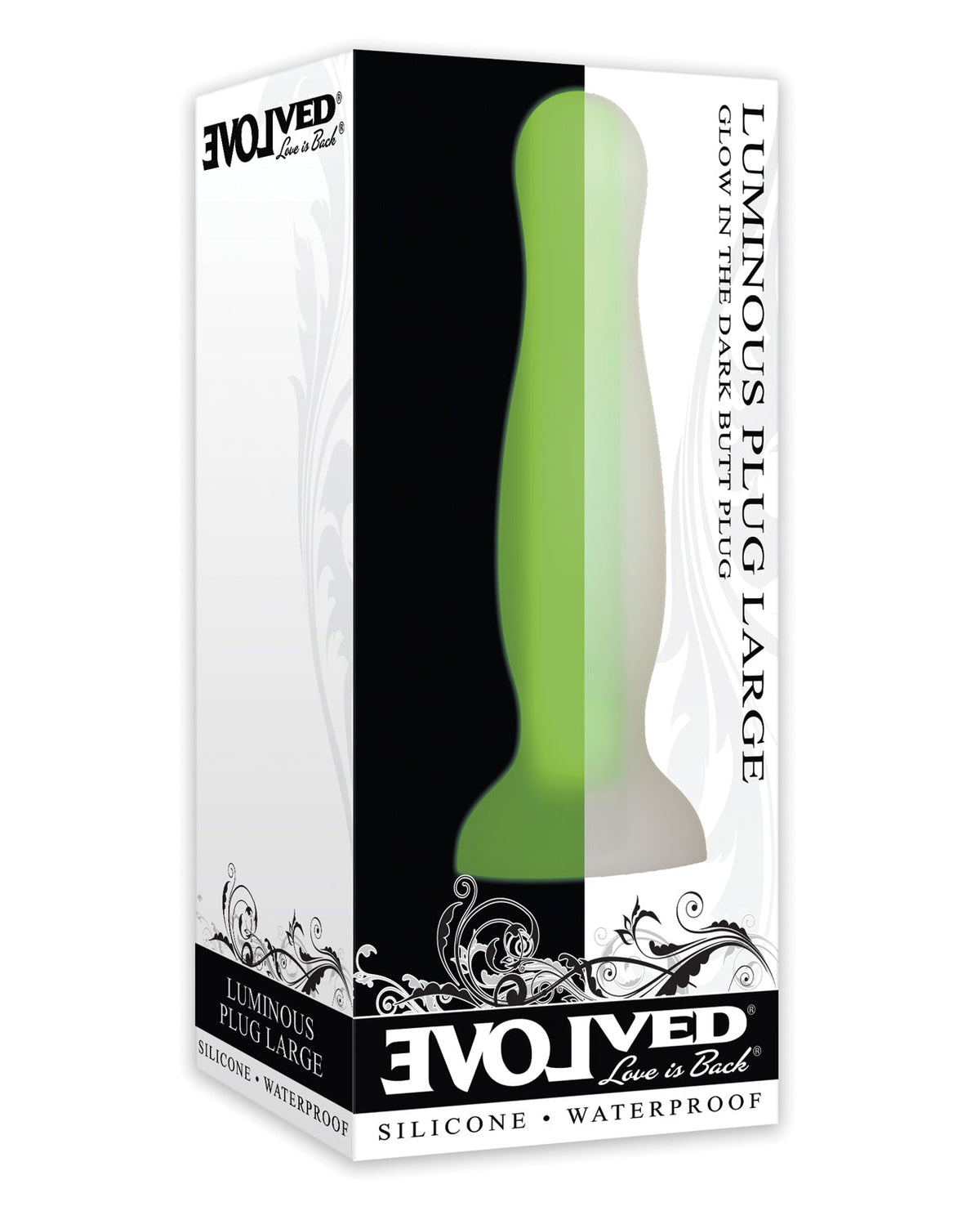 Evolved Evolved Luminous Anal Plug Large - Green