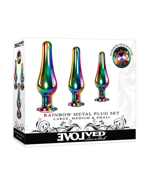 Evolved Evolved Rainbow Metal Plug Set