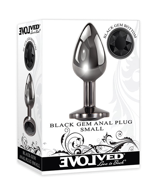 Evolved Evolved Black Gem Anal Plug - Small