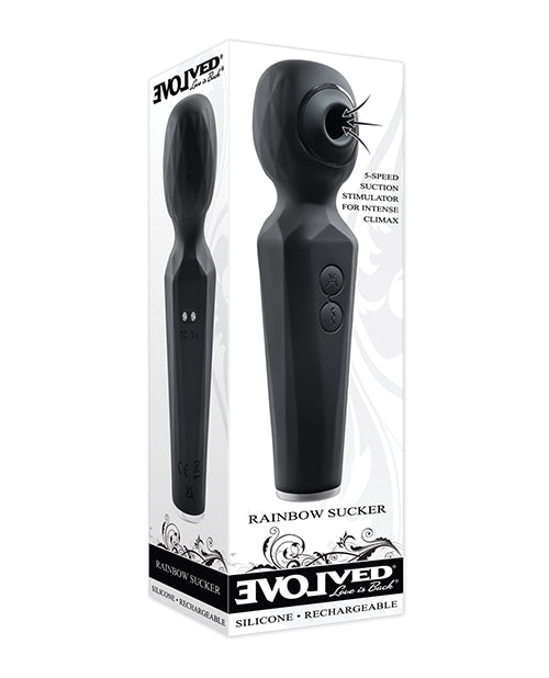 Evolved Evolved Rainbow Sucker Wand - Black