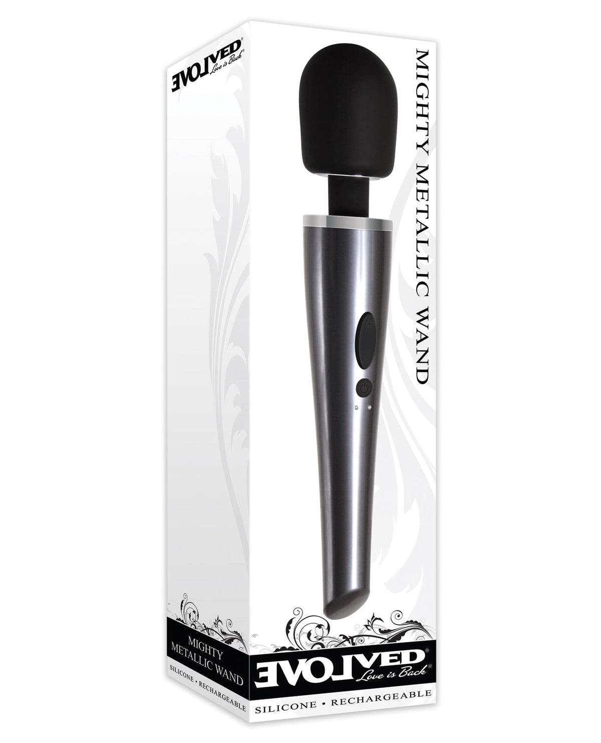 Evolved Evolved Mighty Metallic Wand - Gray/Black