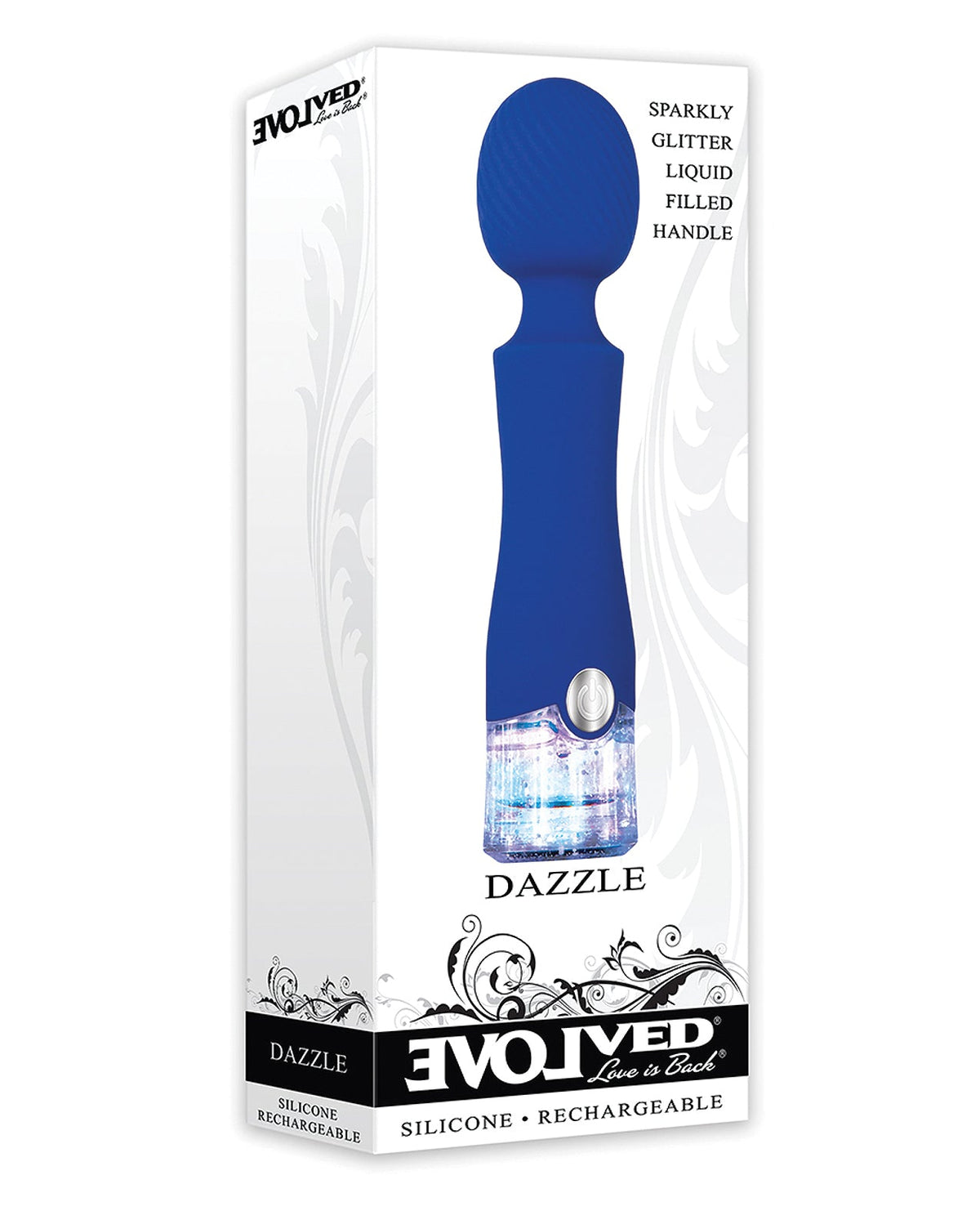 Evolved Evolved Dazzle Rechargeable Wand - Blue