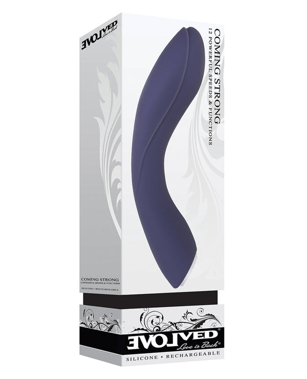 Evolved Evolved Coming Strong Vibrator - Blue